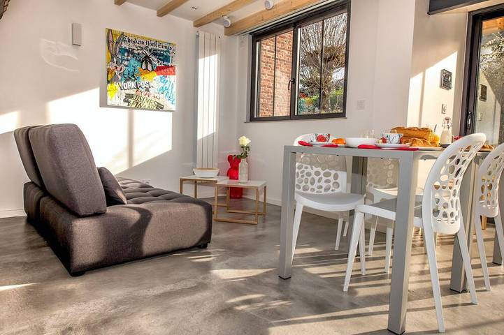 Location de vacances pour 4 personnes, avec Terrasse et Jardin à Honfleur