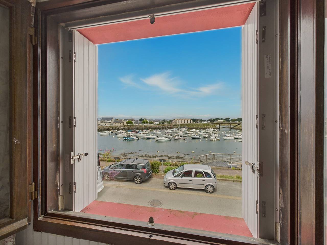 Face au port - 350m plage - maison pour 6 in Treffiagat, Côte de Cornouaille