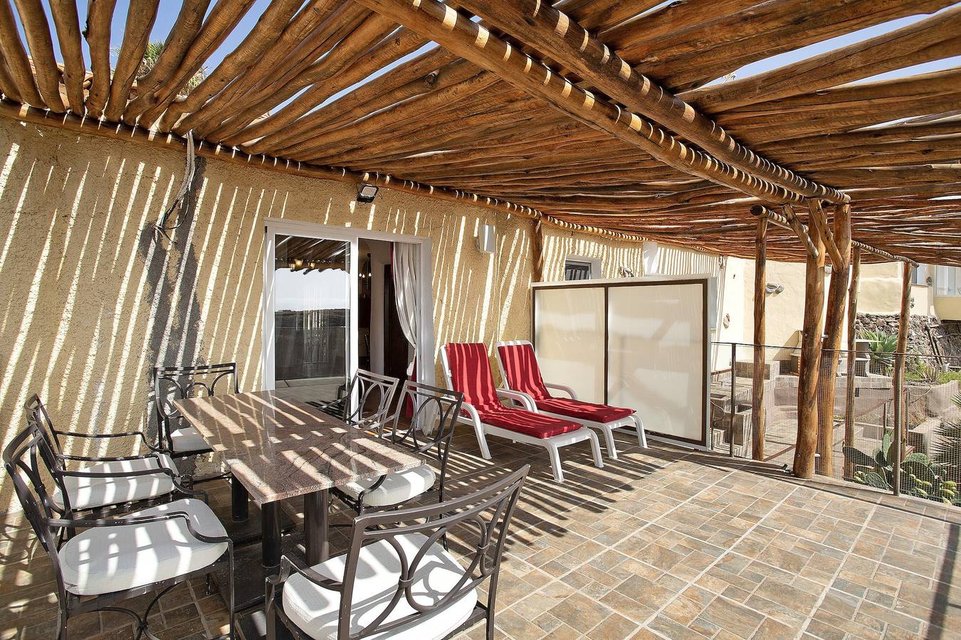 „Finca Fani 1“ mit Meerblick, Bergblick, Gemeinschaftspool, Terrasse und Garten in Gran Canaria Osten