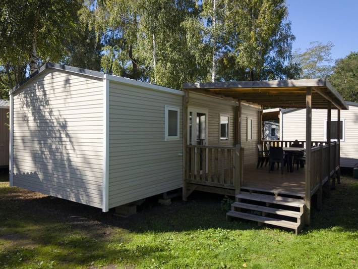 Mobil home pour 4 personnes, avec terrasse et piscine à Grayan-et-l'Hôpital - 2