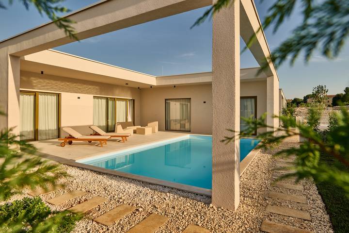 Ferienhaus für 6 Personen, mit Terrasse und Garten sowie Pool in Lanterna - 3