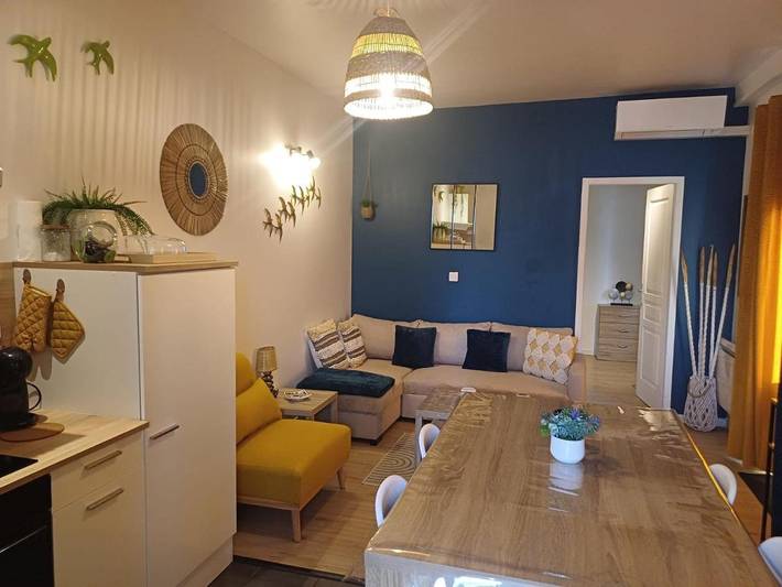 Appartement de vacances pour 4 personnes, avec Balcon et Terrasse ainsi que Jardin et Vue à Sens