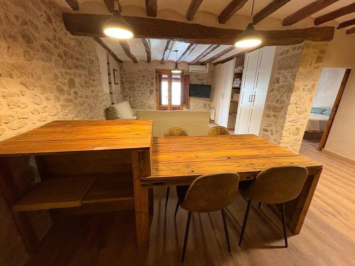 Casa rural para 7 personas, con balcón y vistas, Familias con niños en La Fresneda - 3