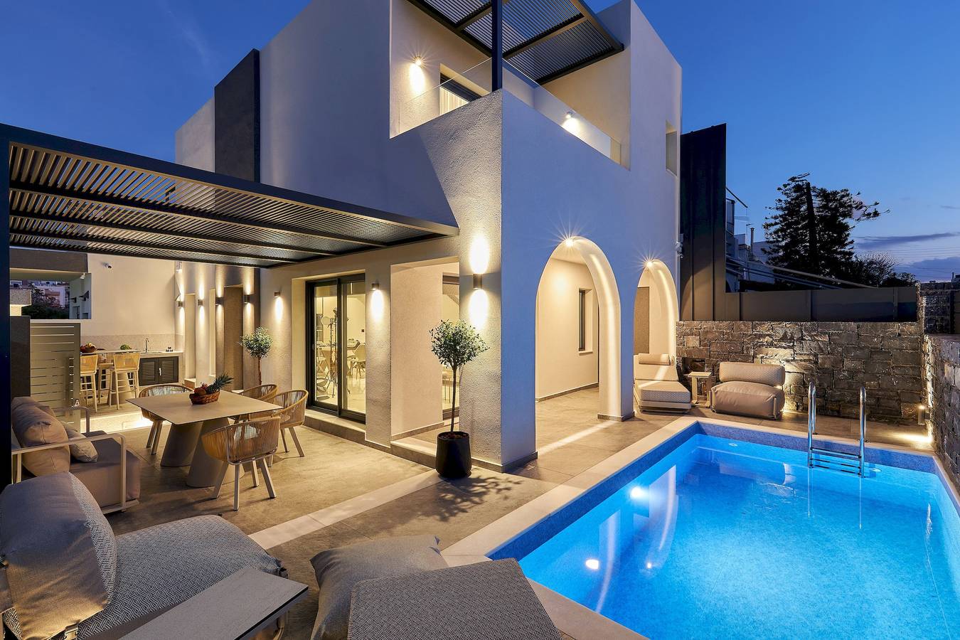 Villa für 4 Personen mit Terrasse in Iraklio-Heraklion und Umgebung