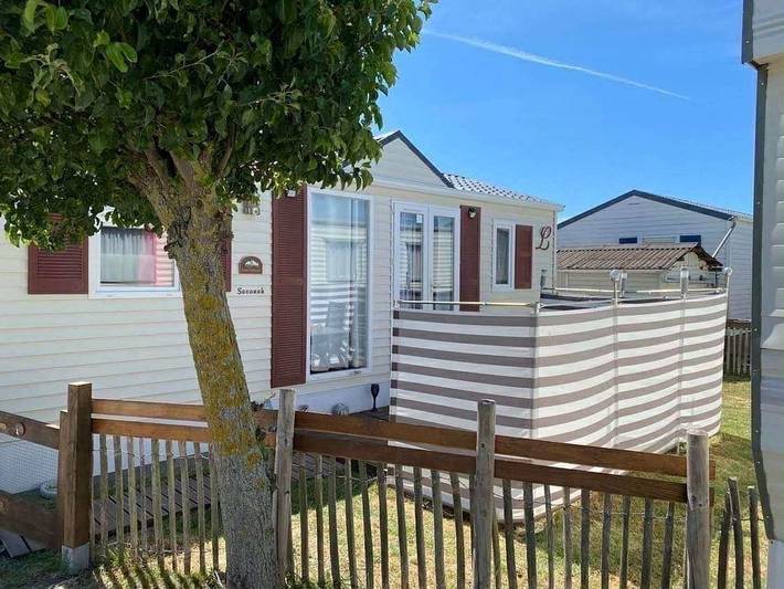 Camping für 4 Personen, mit Terrasse und Garten, mit Haustier in Belgische Küste