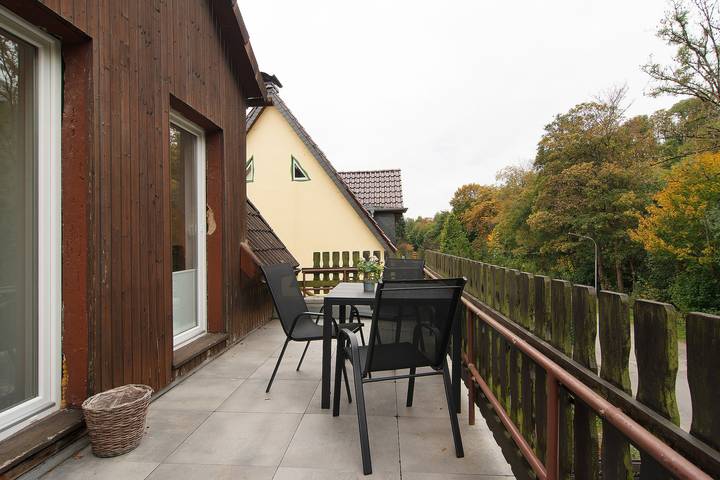 Ganze Wohnung, Apartment „Lutterblick“ mit Bergblick, Balkon und WLAN in Bad Lauterberg, Harzvorland
