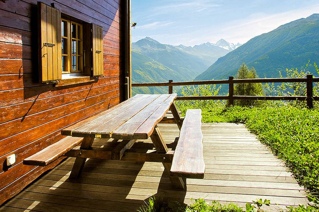 Casa vacanza per 6 persone con balcone in Riod, Heremence