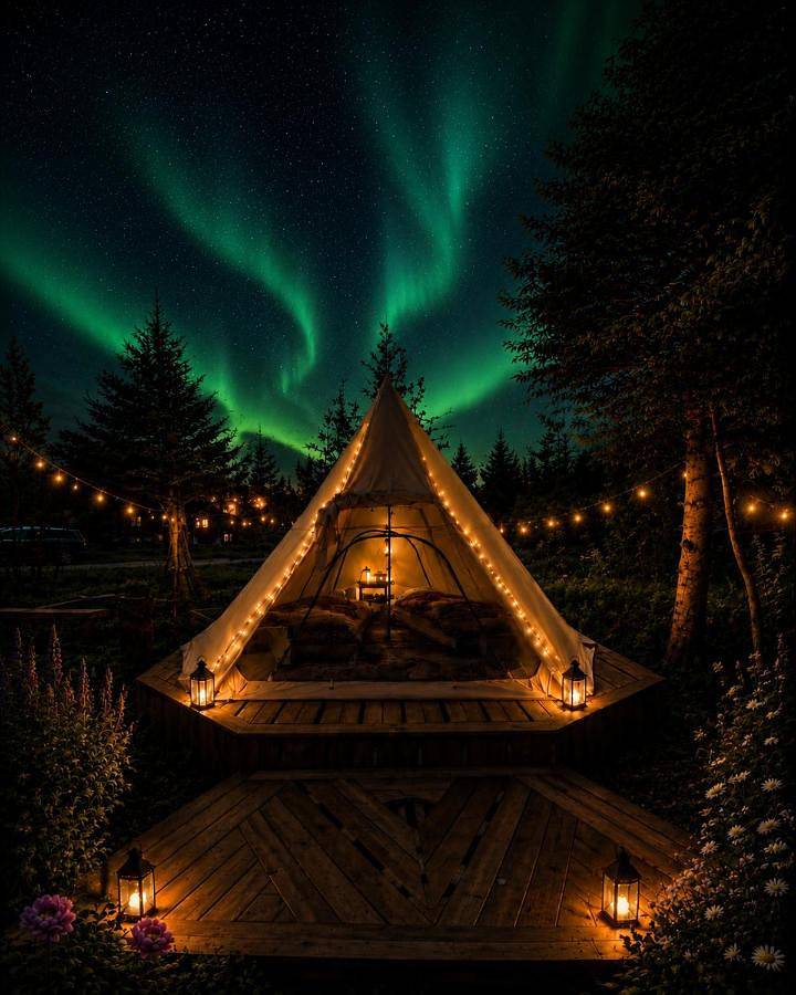 Cozy Tipi - The Lowfo House Lofoten in Moskenes