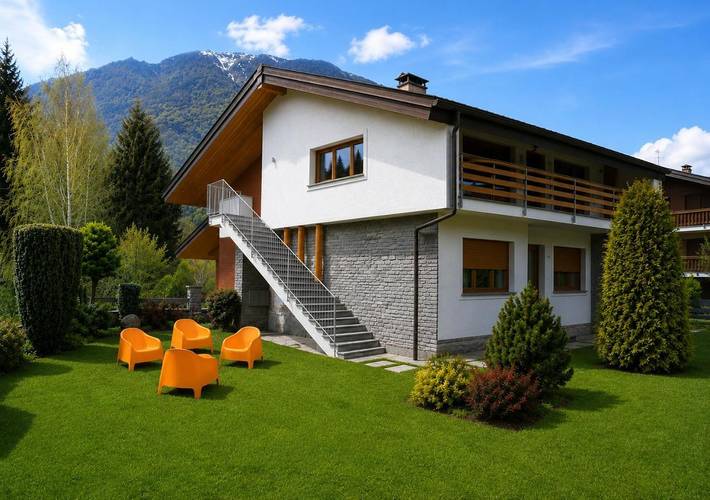 Gîte pour 6 personnes, avec jardin et vue à Entracque