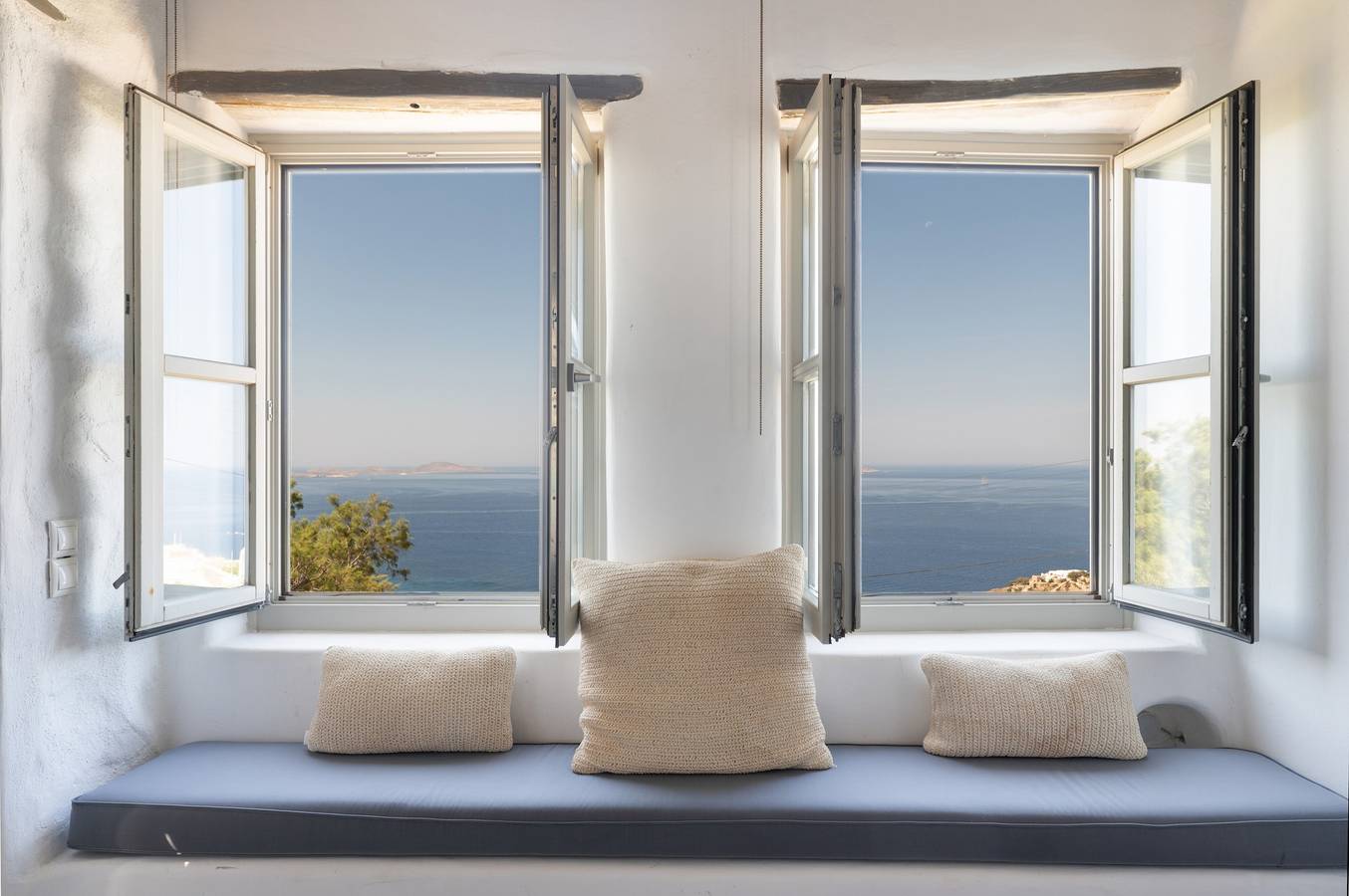 The Eagle's Nest, Fanari, Mykonos – Panoramablick auf die Ägäis und 11 Inseln in Faros Armenistis, Mykonos