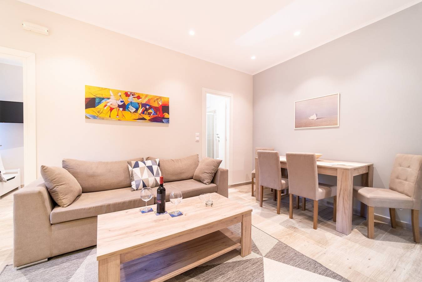 Ganze Wohnung, Ferienwohnung 'Seawind Gouvia' in Strandnähe mit Terrasse und Wlan in Gouvia, Korfu