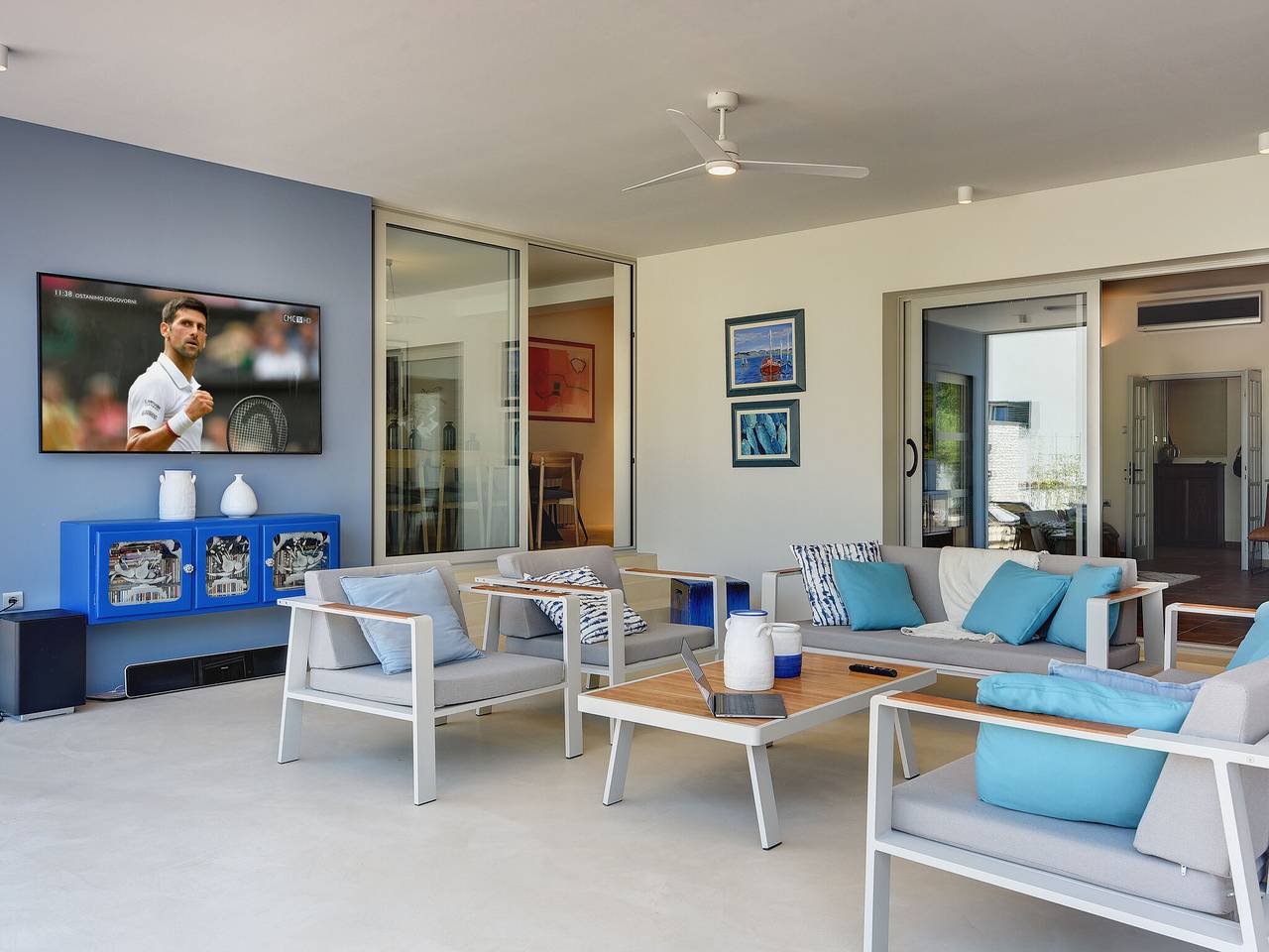 Villa in Stinjan mit Pool und Meerblick in Stinjan, Pula