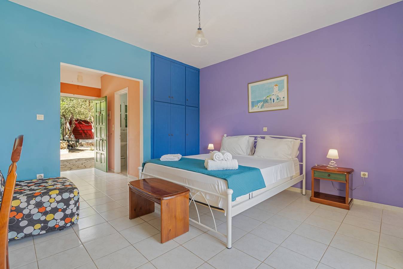 Studio entier, Studio 'Veronis 2' avec vue sur la mer, piscine partagée et Wi-Fi. in Vathy, Ithaque
