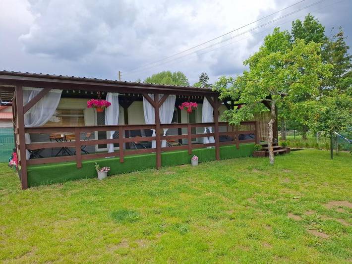 Camping für 6 Personen, mit Garten und Terrasse in Ermland-Masuren