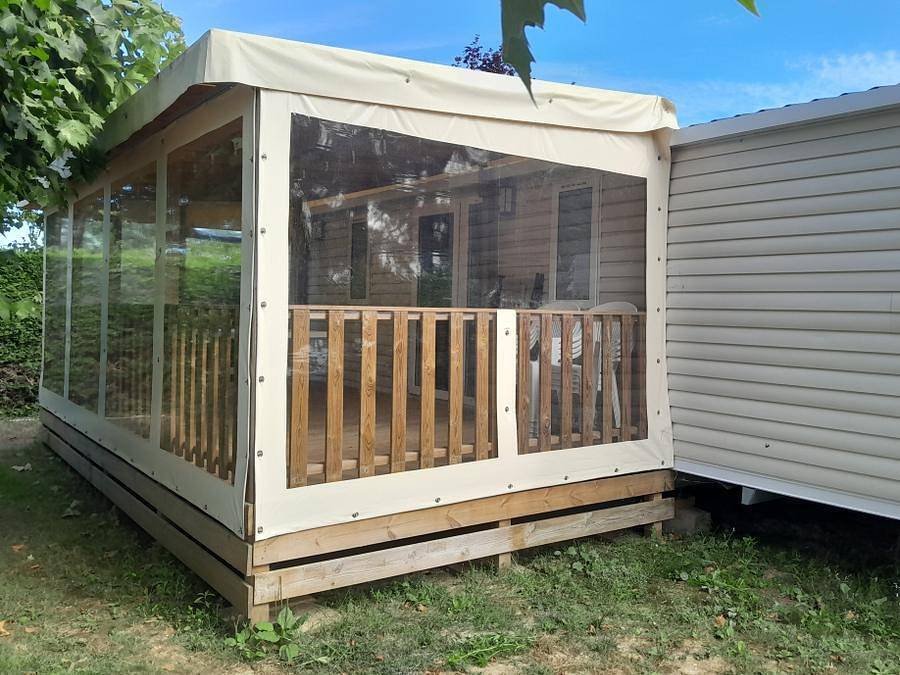 Camping La Bolée d'Air - Mobilhome 8 personas - Quatro - 4 dormitorios 2 cuartos de ducha in Saint-Vincent-sur-Jard, Vandea