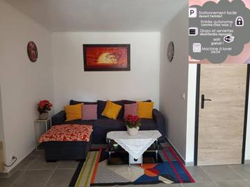 Gîte pour 4 personnes, avec jardin à Châtillon-en-Michaille