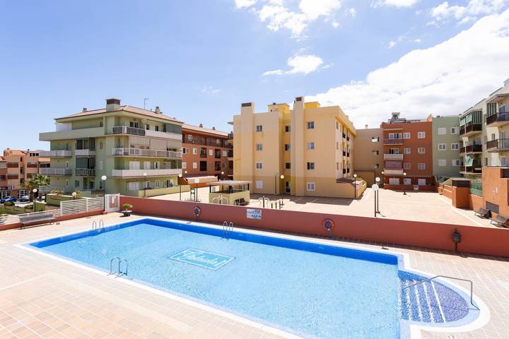 Apartamento para 4 personas, con balcón en Las Caletillas