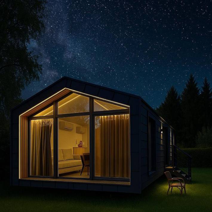 Ferienhaus für 5 Personen, mit Garten und Ausblick in Untergriesbach