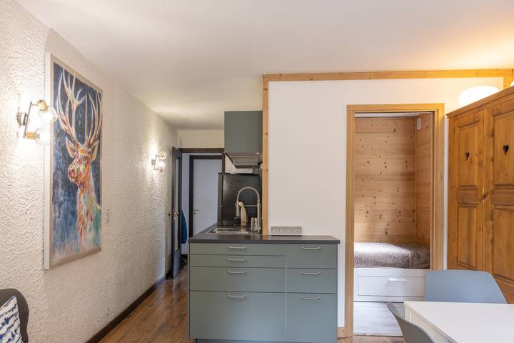 Appartement entier, Appartement 5 à 6 personnes, avec vue sur les montagnes et piscine partagée. in Les Contamines-Montjoie, Pays du Mont-Blanc