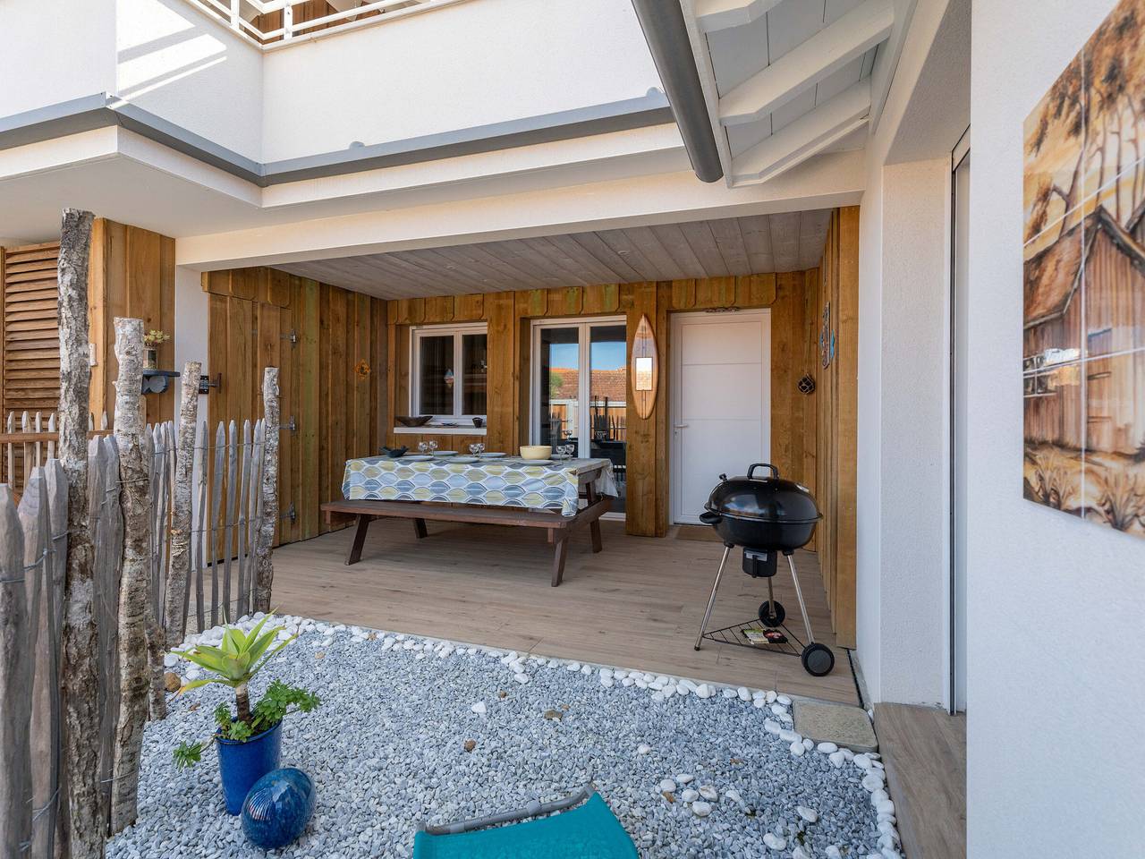 Ganze Wohnung, T3-Wohnung in der Nähe des Ozeans, Biscarrosse-Strand, für 6, Parkplatz in Biscarrosse Plage, Biscarrosse