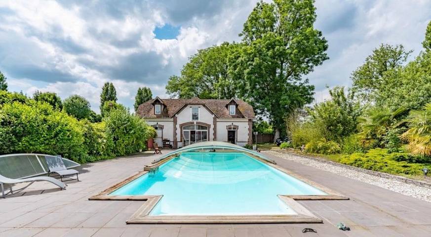 Location de vacances pour 7 personnes, avec jardin ainsi que piscine et vue à Sainte-Gemme-Moronval - 3