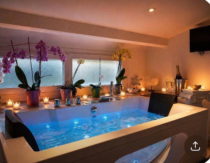 Location de vacances pour 2 personnes, avec jardin et piscine ainsi que terrasse et jacuzzi à Le Champ-Saint-Père - 4
