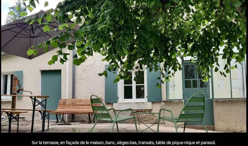 Gîte pour 4 personnes, avec jardin et terrasse dans Saint-Martin-de-Lamps