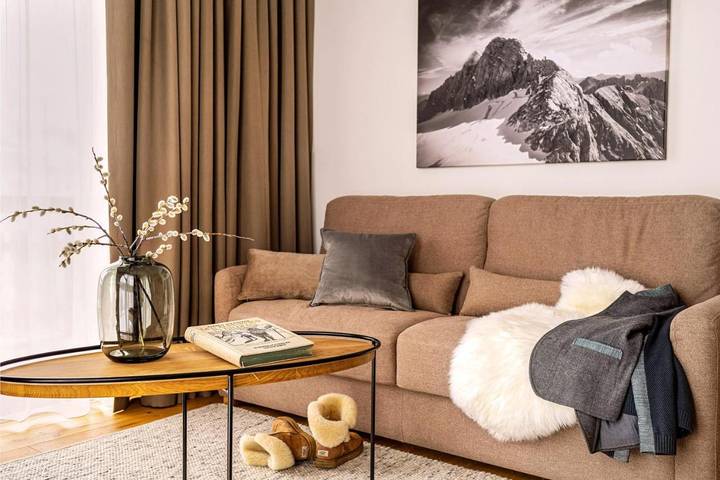 Ferienwohnung für 6 Personen, mit Ausblick und Garten