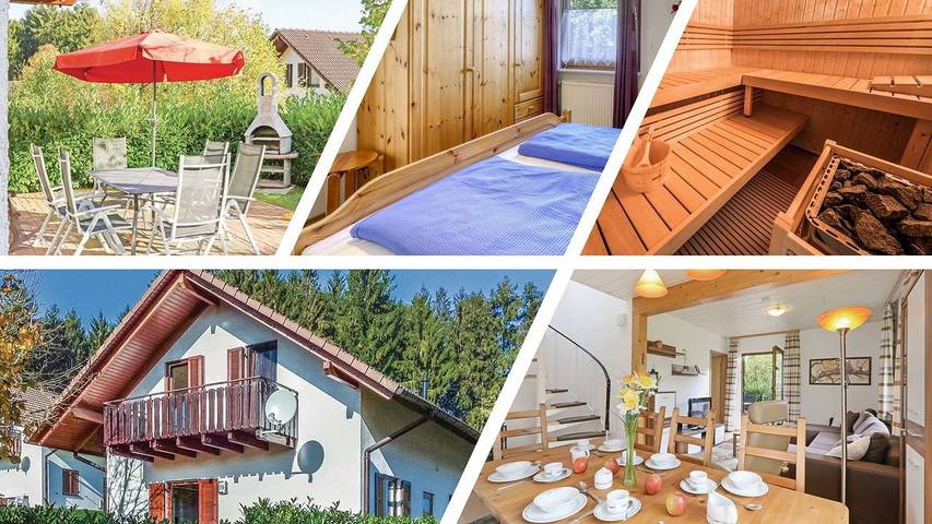 Vakantiehuis voor 9 personen, with tuin and terras as well as sauna, met huisdier in Kirchheim