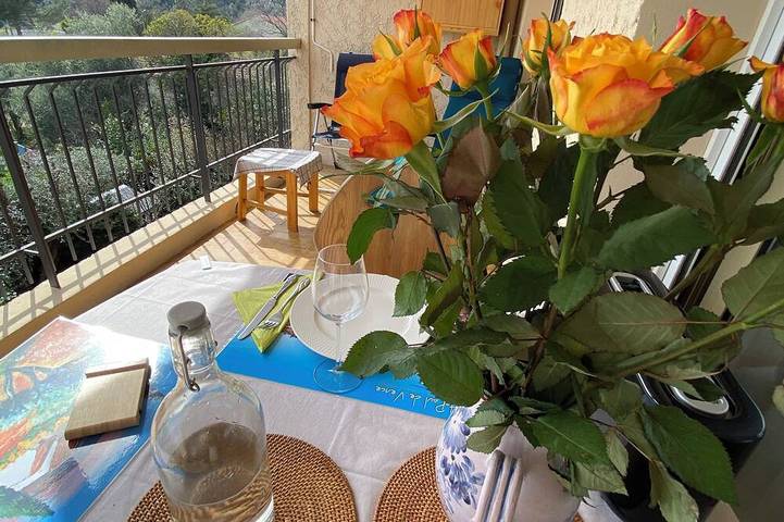 Ferienwohnung für 4 Personen, mit Balkon in Vence