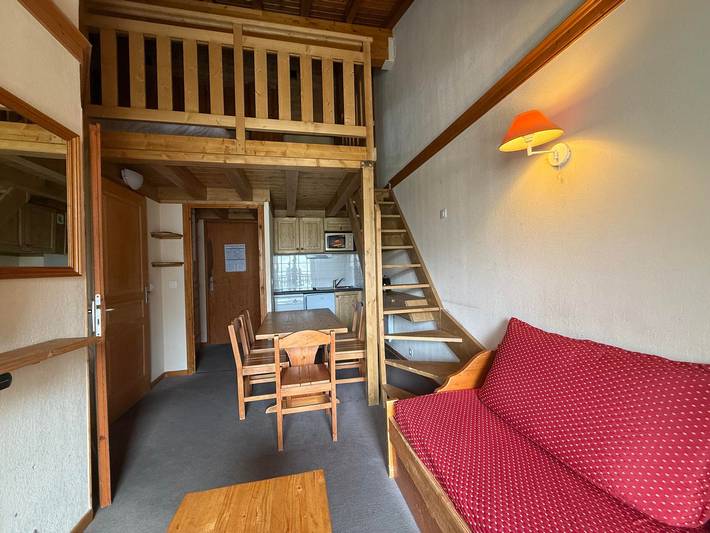 Gîte pour 5 personnes, avec Balcon dans Station De Val Thorens