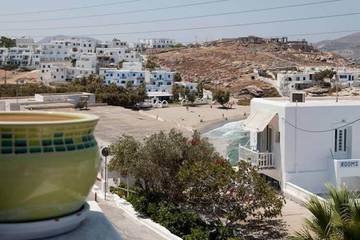 Maison d’hôte pour 2 personnes, avec vue et balcon dans Náoussa