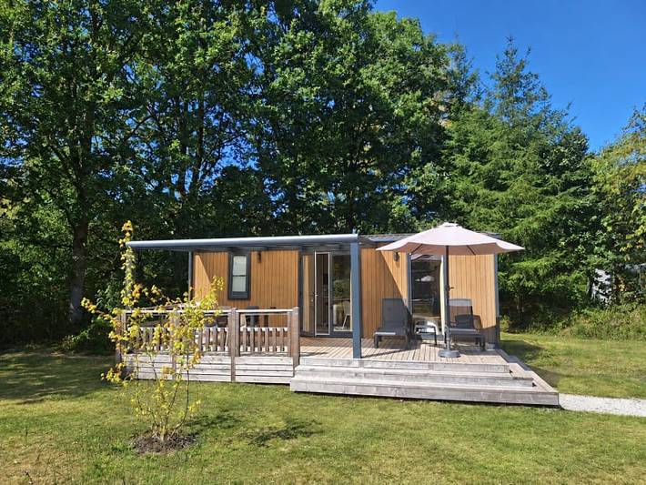 Wohnwagen für 4 Personen, mit Balkon/Terrasse und Terrasse