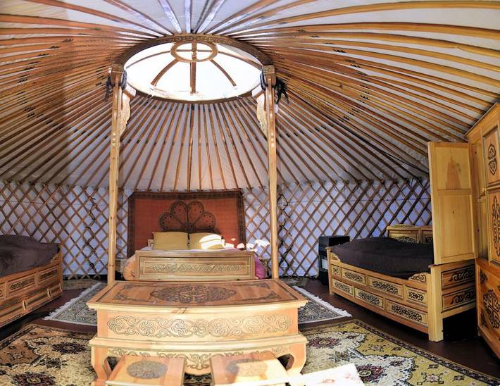 Yourte pour 4 personnes, avec jardin en Bretagne - 2