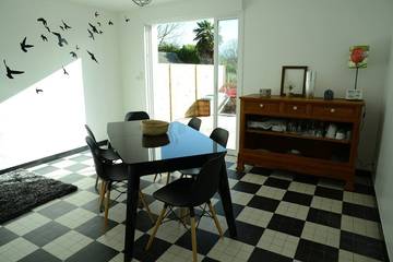 Location de vacances pour 5 personnes, avec jacuzzi ainsi que jardin et terrasse à Saint-Jean-le-Thomas