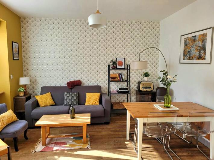 Maison de vacances pour 6 personnes, avec jardin, animaux acceptés