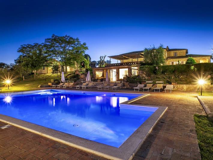 Gîte pour 5 personnes, avec jardin, animaux acceptés à Montepulciano