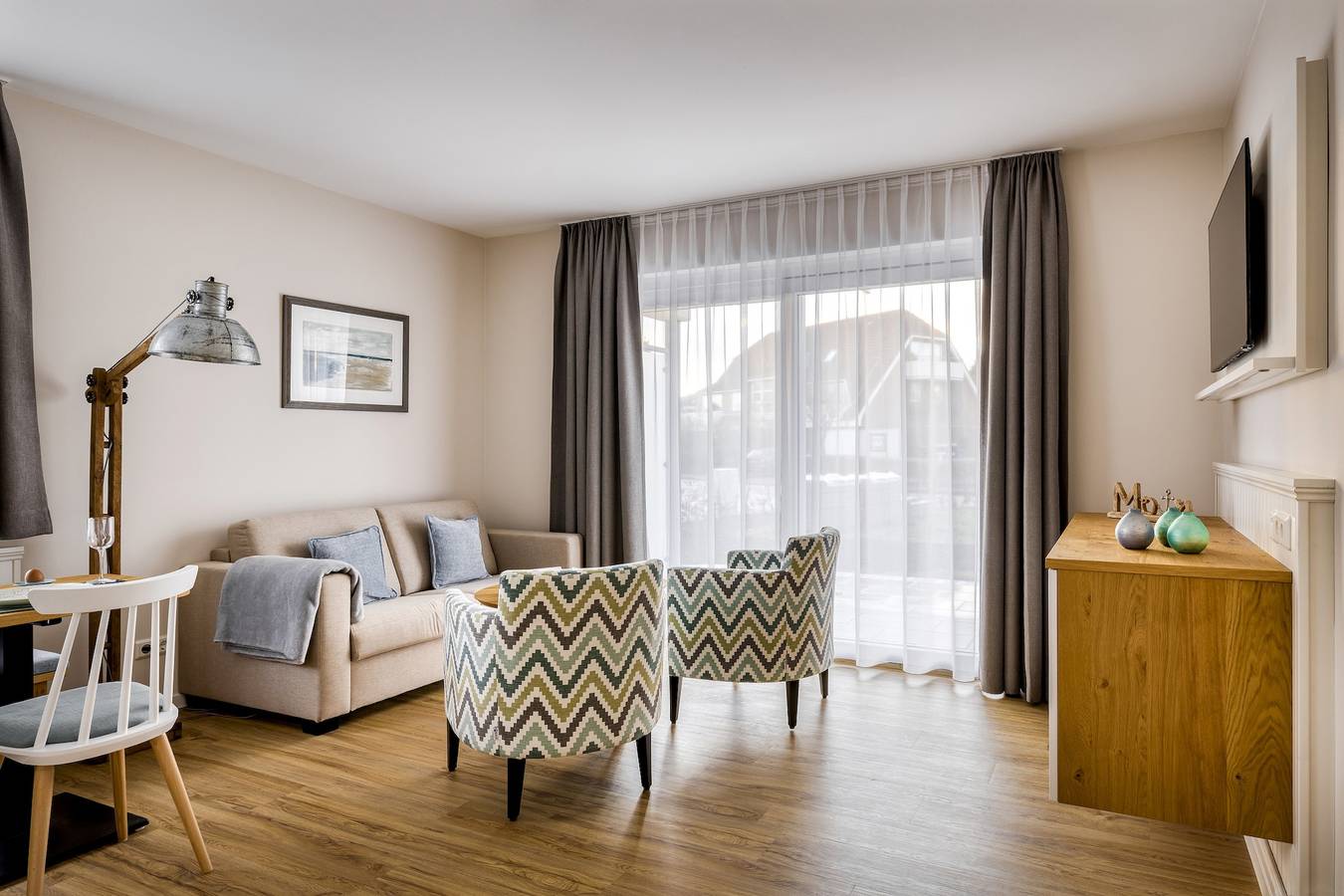 Ganze Ferienwohnung, Ferienhus op de Eck - 3-Raum-Fewo Nr. 1 in Büsum, Dithmarschen
