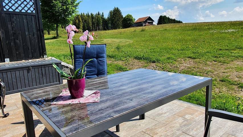 Ferienhaus für 6 Personen, mit Ausblick und Garten, mit Haustier in Lechbruck am See