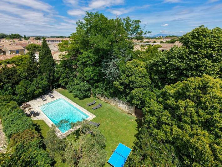Gîte pour 2 personnes, avec sauna et piscine ainsi que vue et jardin à Roquemaure - 2