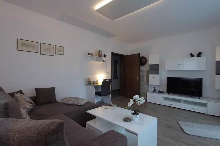 Ferienwohnung für 4 Personen, mit Balkon und Garten