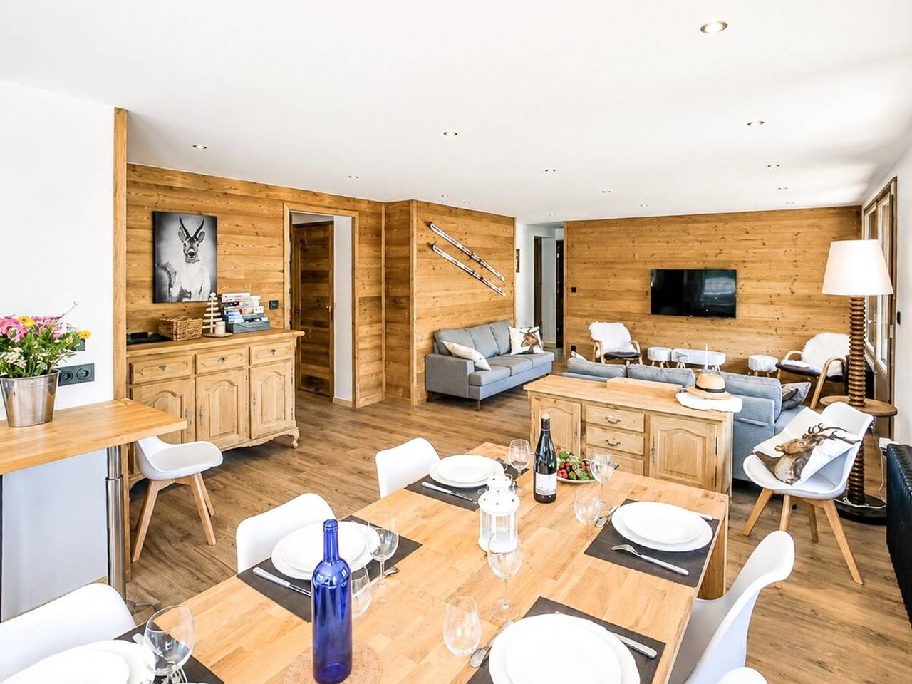 Geheel appartement, Appartement Le Chamois d'Or Valloire – ruim, zonnig en centraal gelegen in Valloire, Saint-Jean-de-Maurienne regio