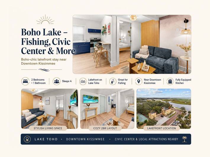Casa de vacaciones para 4 personas, con vistas al lago - 1