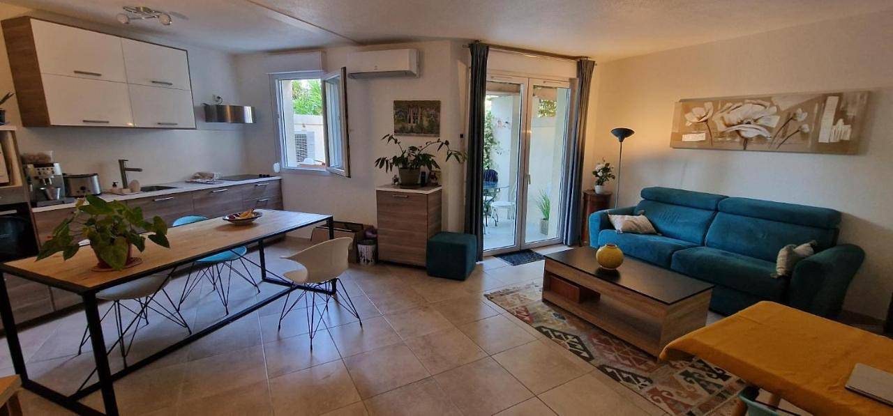 Appartement entier, Charmant T2 avec jardin, proche plages et centre de Montpellier in Saint-Jean-de-Védas, Côte méditerranéenne (France)
