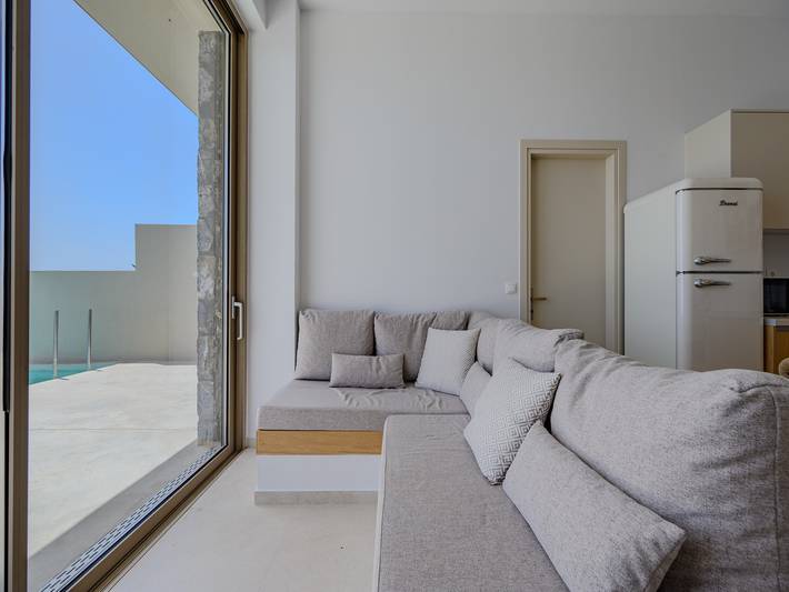 Ferienhaus für 5 Personen, mit Balkon und Pool sowie Garten, kinderfreundlich in Plakias - 2