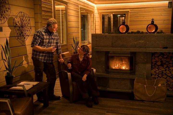 Cottage for 4 people, with Terrace and Garden in Lapland