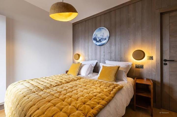 Appartement entier, Wifi, à 100m des pistes de ski, sauna, hammam, terrasse, balcon, parking, casier à ski, 60-66m² in Massif de la Vanoise