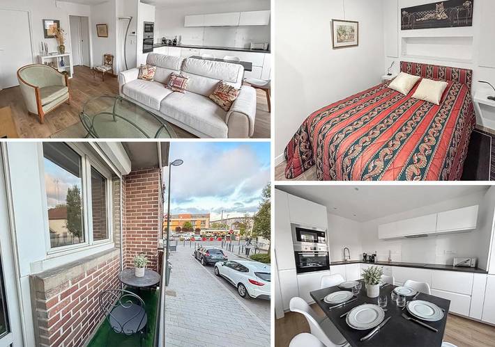 Gîte pour 6 personnes, avec balcon à Loos - 2