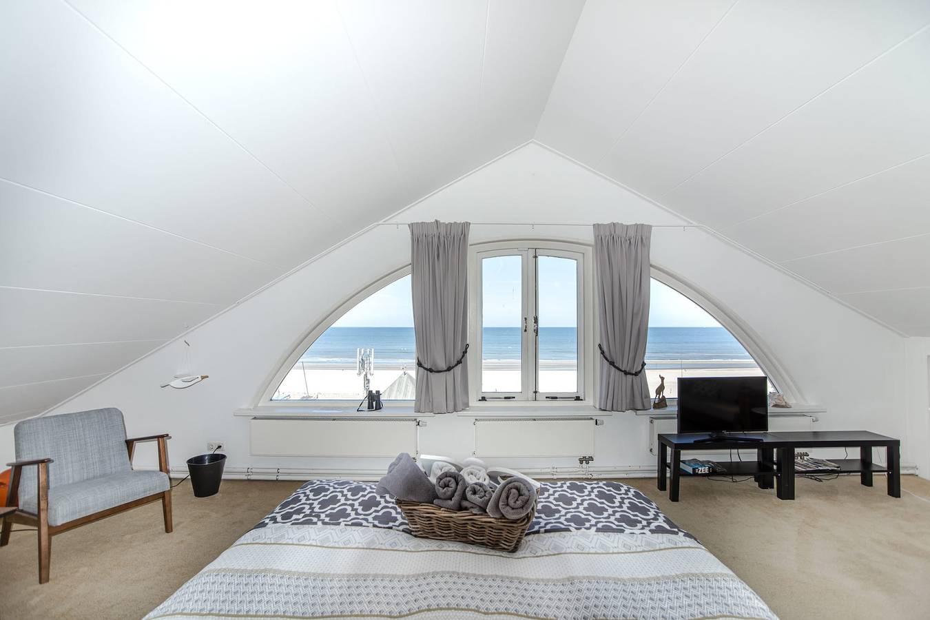 Gehele studio, Studio voor 2 personen met terras in Zandvoort, Nederlandse Noordzeekust