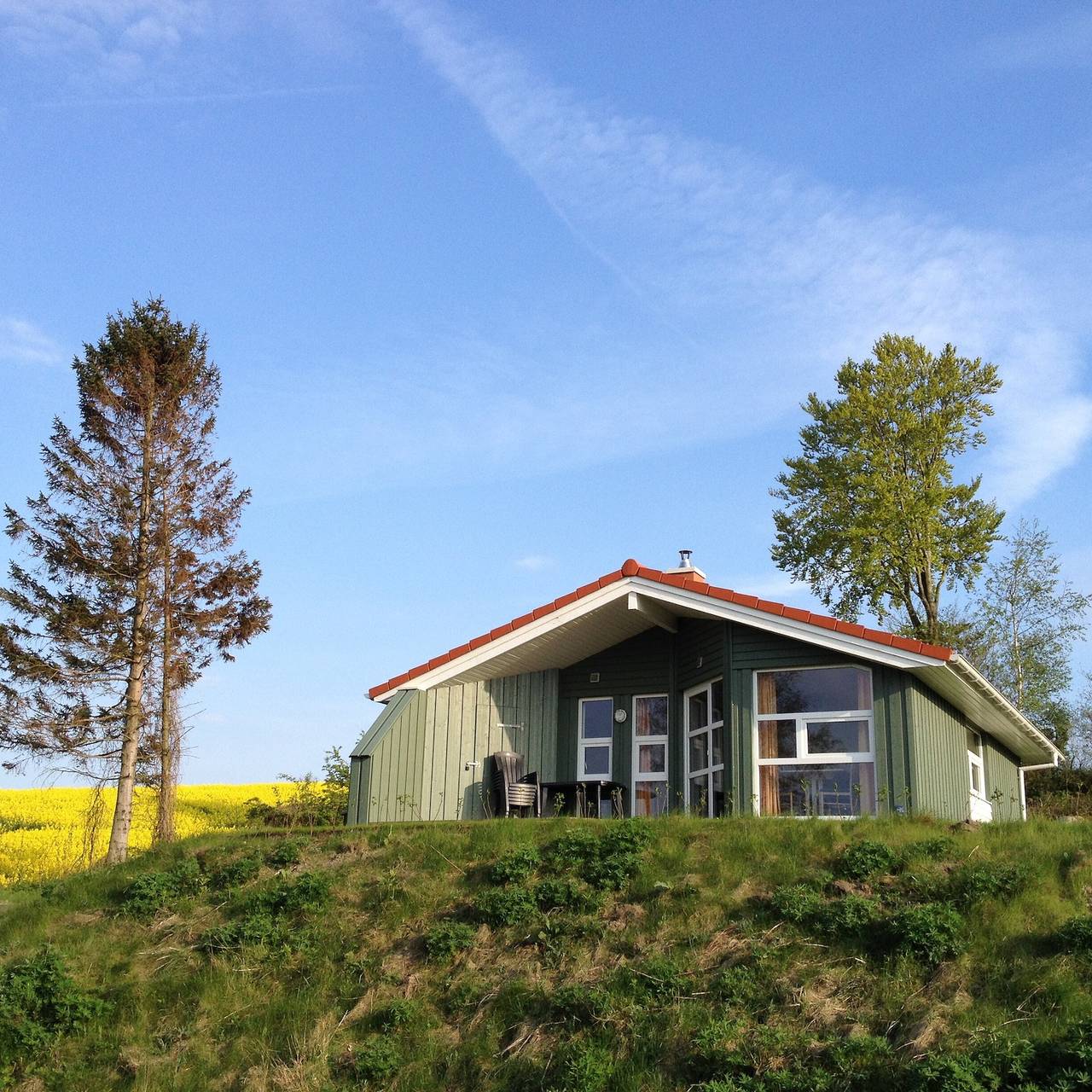 Ferienhaus 'Skipper-Lodge Ost' mit Meerblick, Gemeinschaftsterrasse und Wlan in Kosel, Rendsburg-Eckernförde